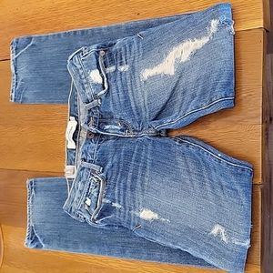 Girls Distressed Abercrombie jeans